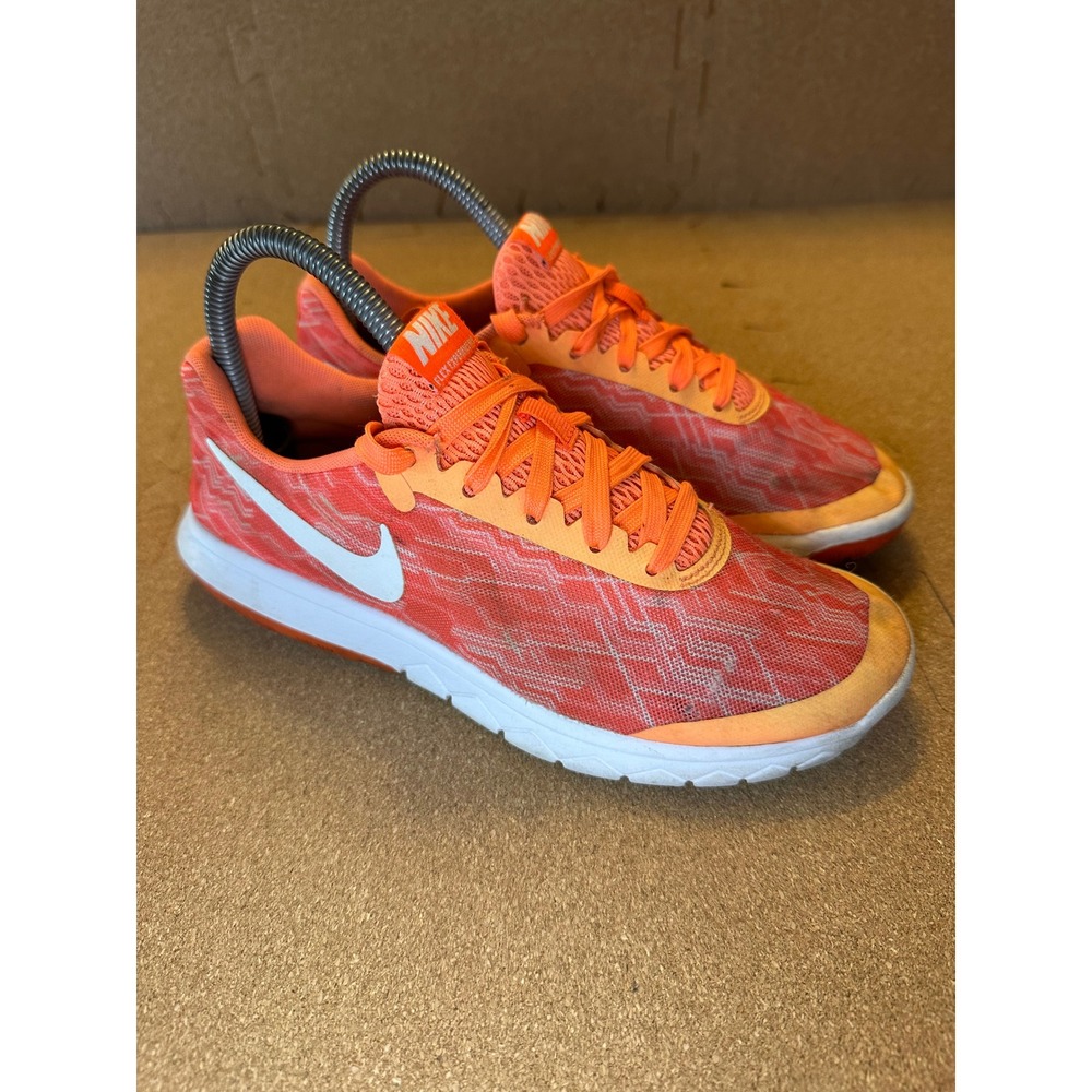 Nike Flex Experience RN 5 Womens 6.5 Running Shoes Orange Pink 844673-800